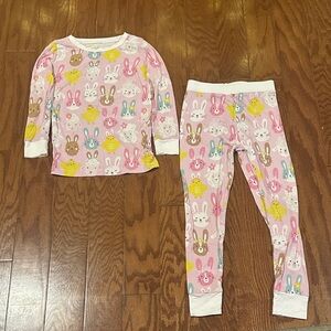 Little Sleepies bunny pajamas. Size 2T. EUC. Never Dried.